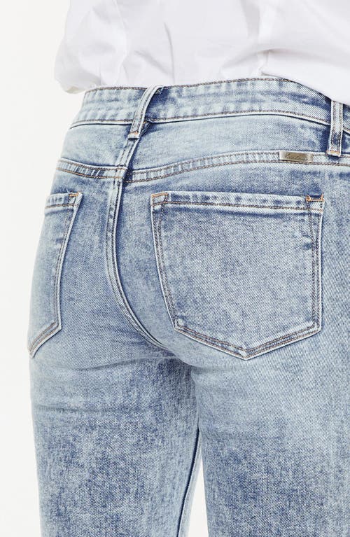 Kancan Nadia Mid Rise Y2k Bootcut Jeans In Blue