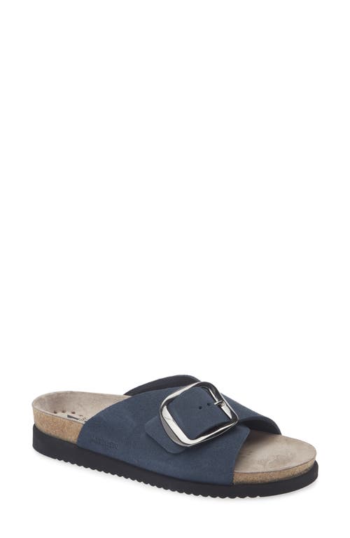 Mephisto Hariana Slide Sandal In Blue