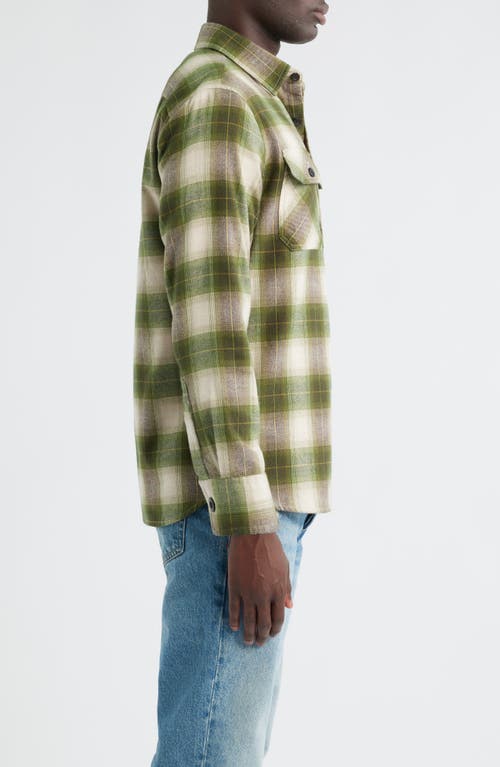 Pendleton Burnside Plaid Flannel Button-up Shirt In Green