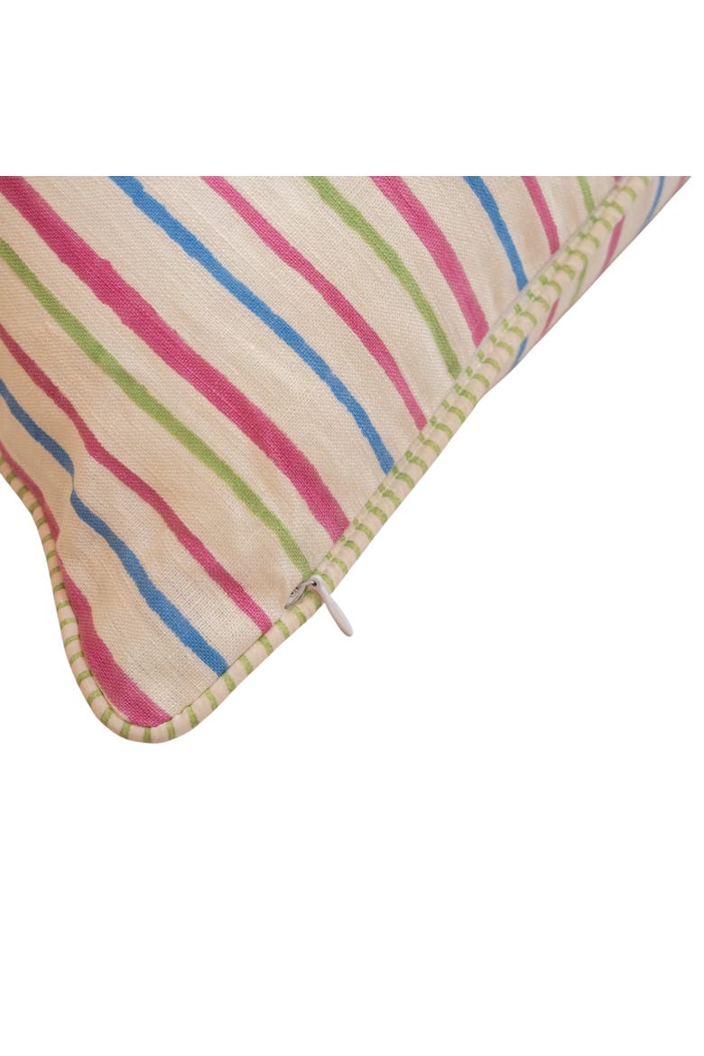 Milaap Linen Pillow Cover, Alternate, color, Beige - 22" x 22"