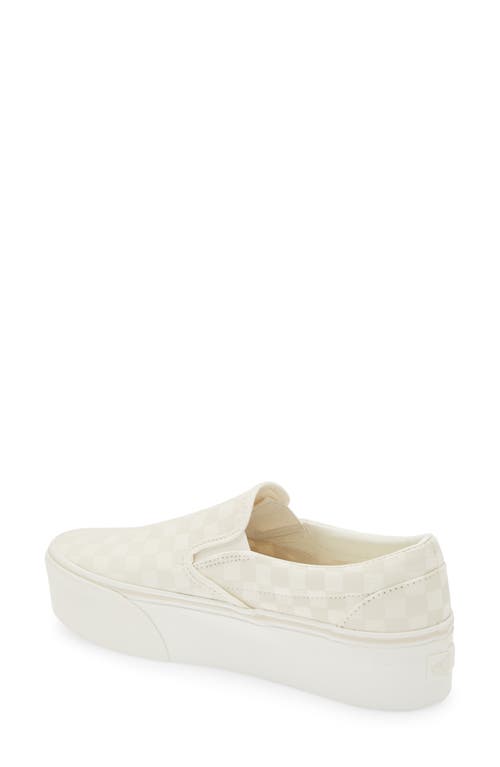 Vans Classic Slip-on Stackform Sneaker In White