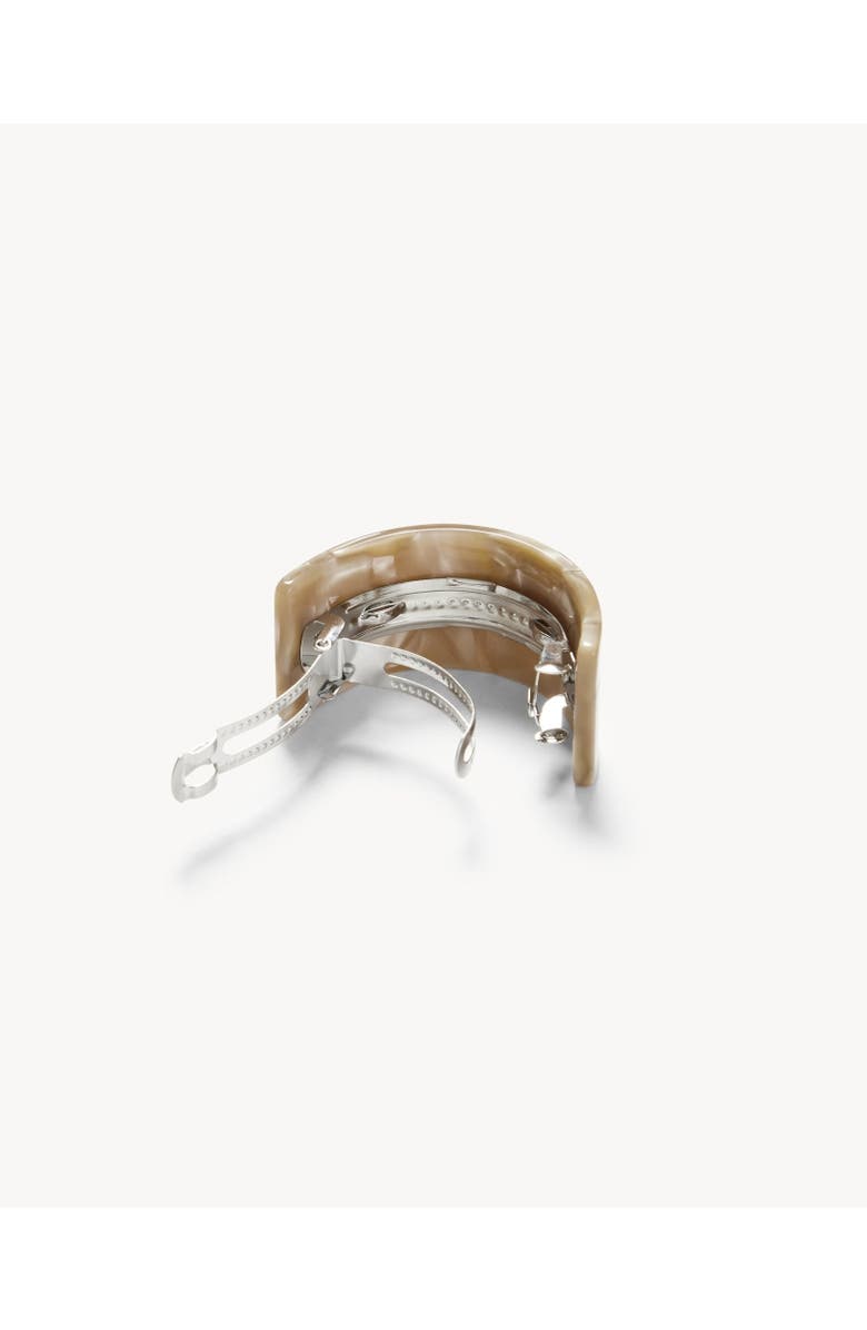 MACHETE French Pony Barrette, Alternate, color, Sand Shell