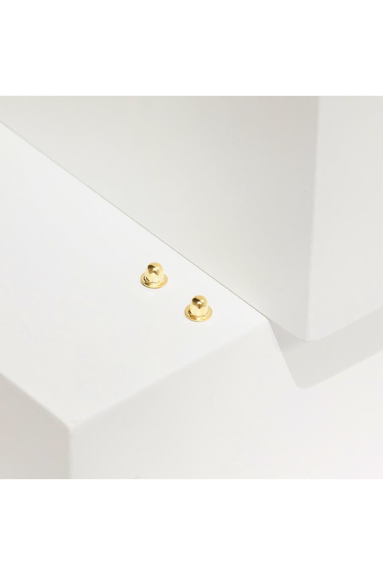 Yellow Gold Replacement Screw Backs, Alternate, color, Gold
