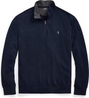Polo Ralph Lauren Lux Heathered Quarter Zip Pullover