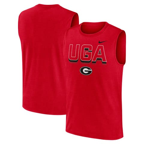 Men's Nike Red Georgia Bulldogs Primetime Tricode Legend Performance Tank Top