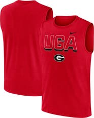 Nike Men's Nike Red Georgia Bulldogs Primetime Tricode Legend Performance Tank Top