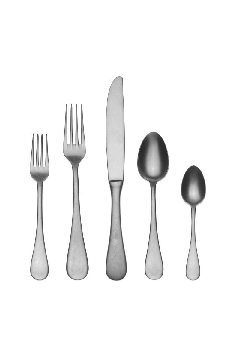Vintage Flatware Set - 20 Pieces, Main, color, Silver