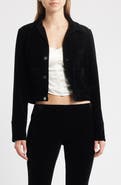 Bella Venice The Madi Velveteen Crop Jacket