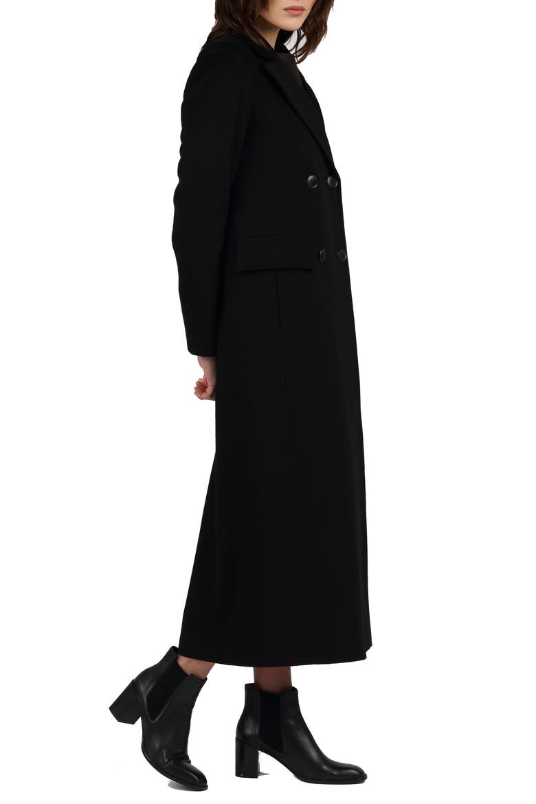 Blake Cashmere A-Line Coat, Alternate, color, BLACK