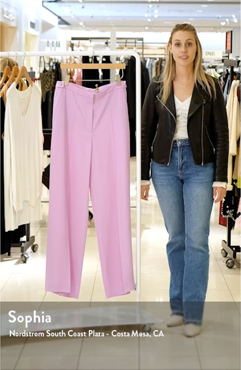 Tacilana High Waist Wide Leg Trousers, sales video thumbnail