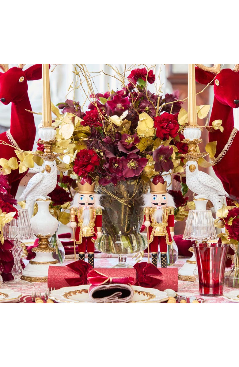 Mrs. Alice Small Parrot Candle Holder, Alternate, color, White