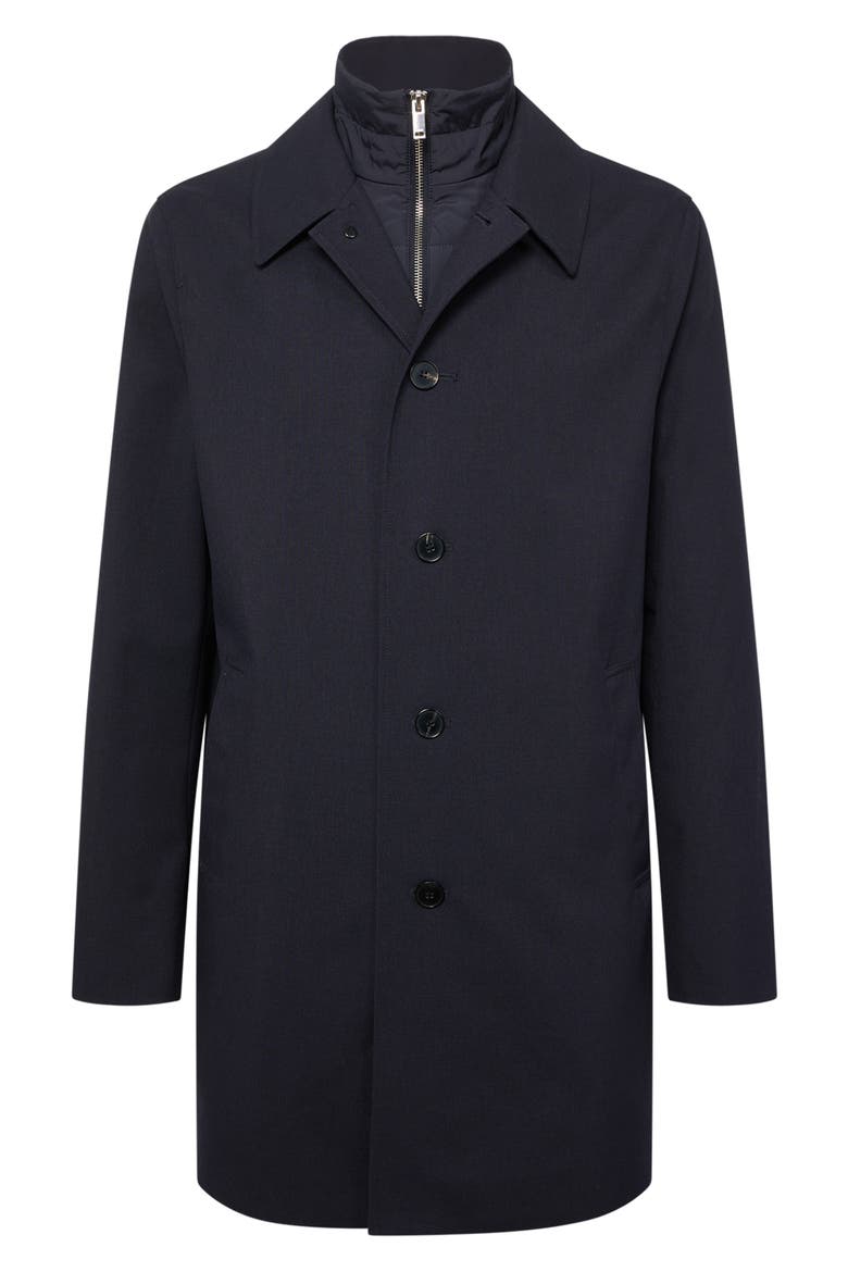 Perrin Removable Bib Mackintosh, Alternate, color, NAVY