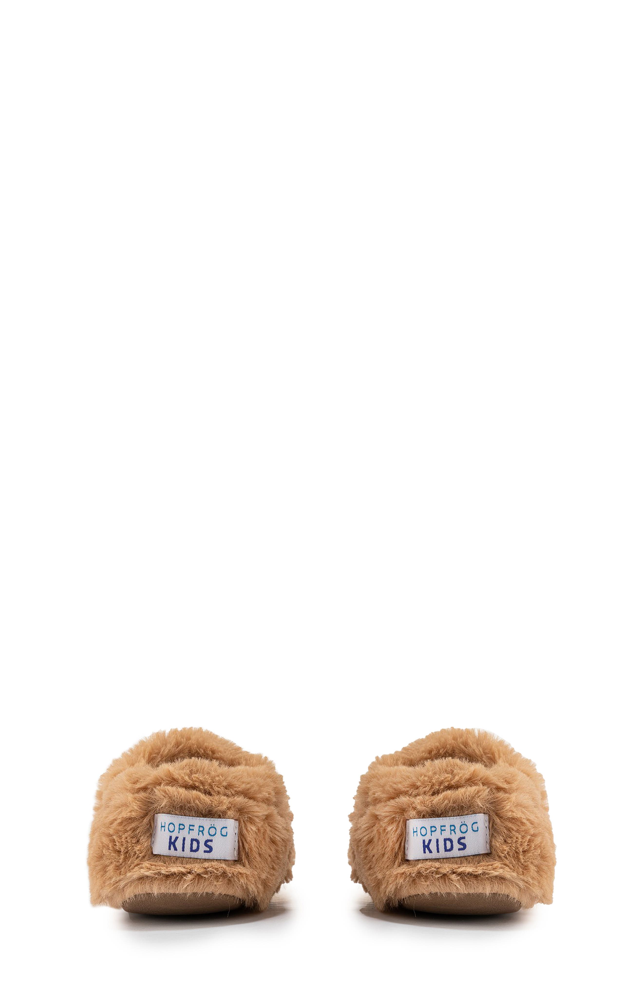 Furry Furry Faux Fur Slipper, Alternate, color, CHESTNUT