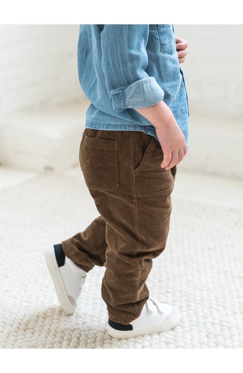 Kendi Kent Organic Corduroy Pant, Alternate, color, Sepia
