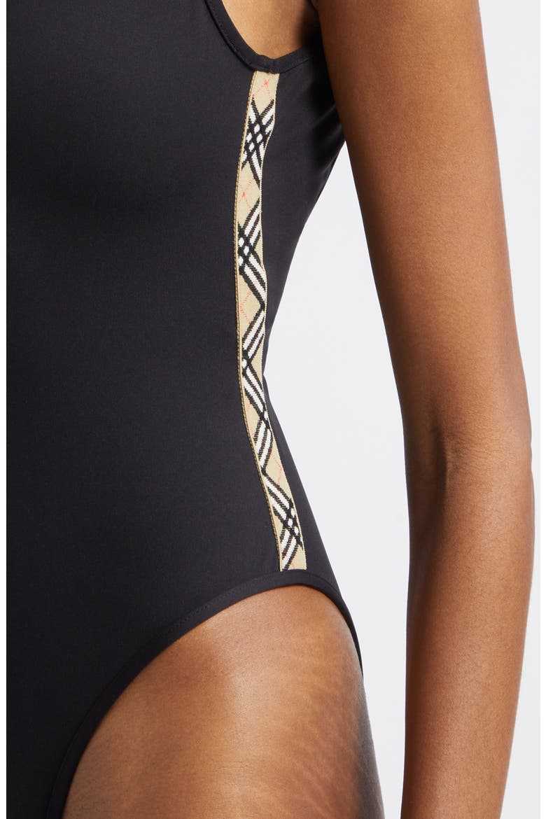 Sorcha One-Piece Swimsuit, Alternate, color, BLACK