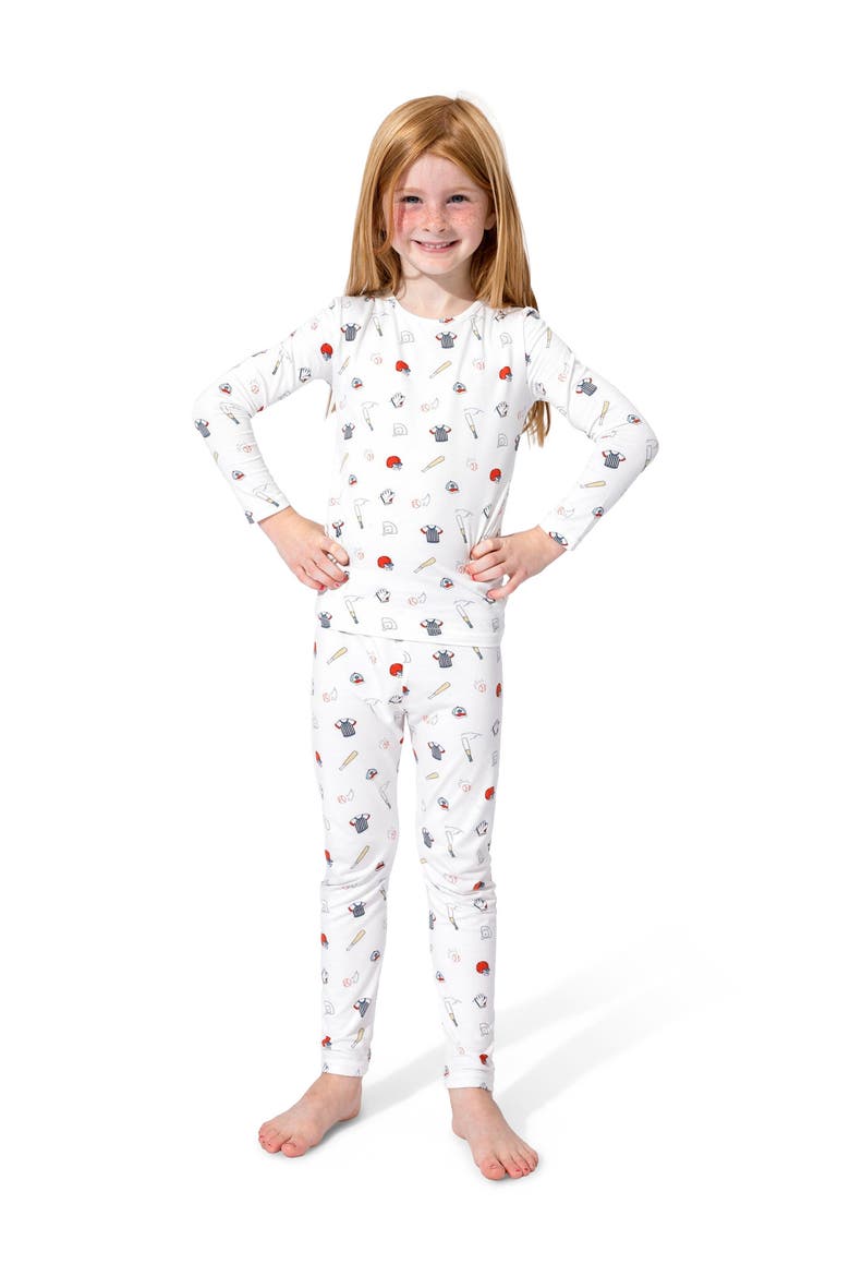 Kids' Baseball Set of 2 Piece Pajamas, Alternate, color, Baseball
