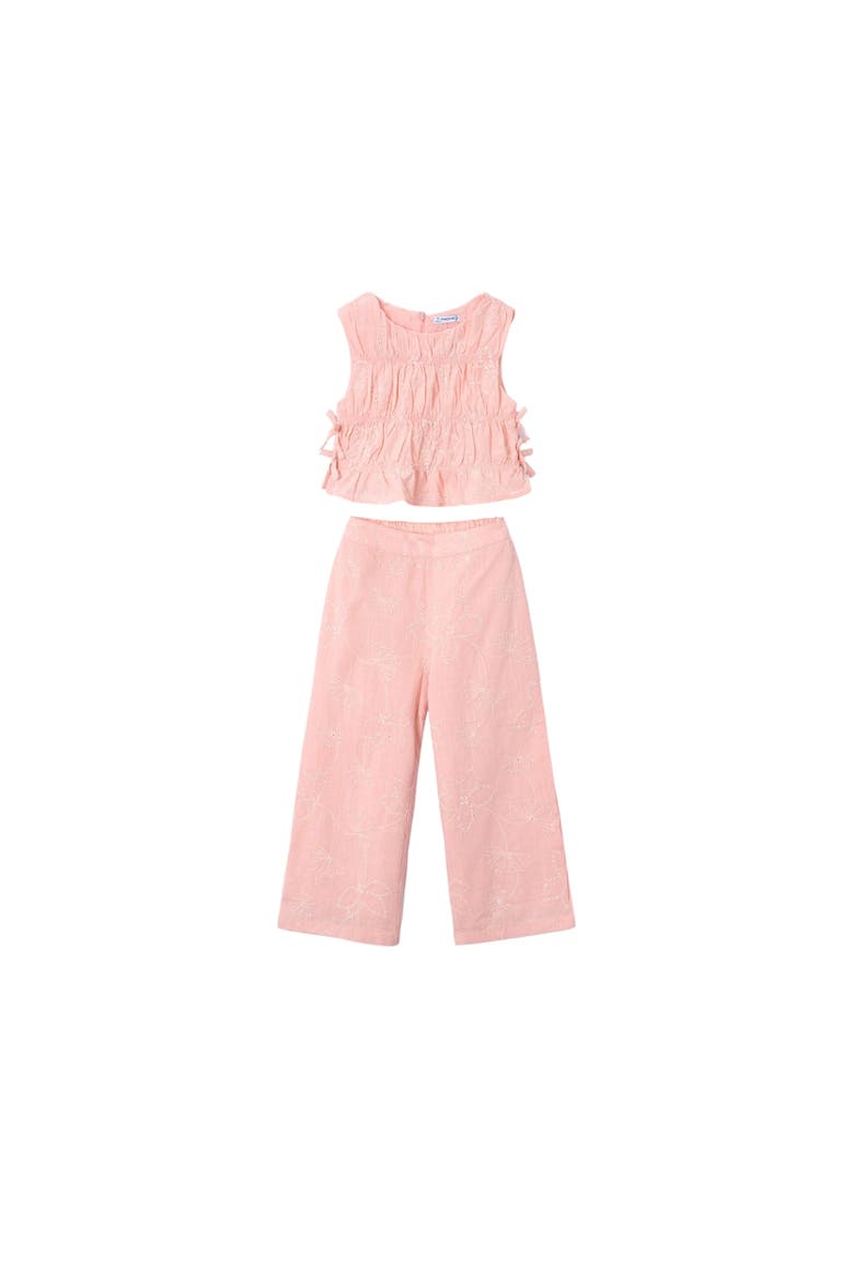Lace Two-Piece Outfit, Main, color, Pink