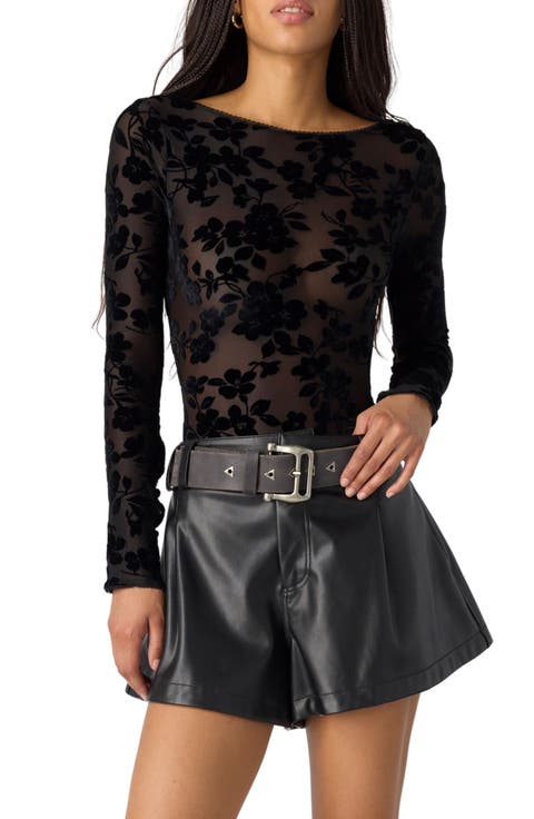 Intimately FP Loved You First Floral Embroidered Bodysuit