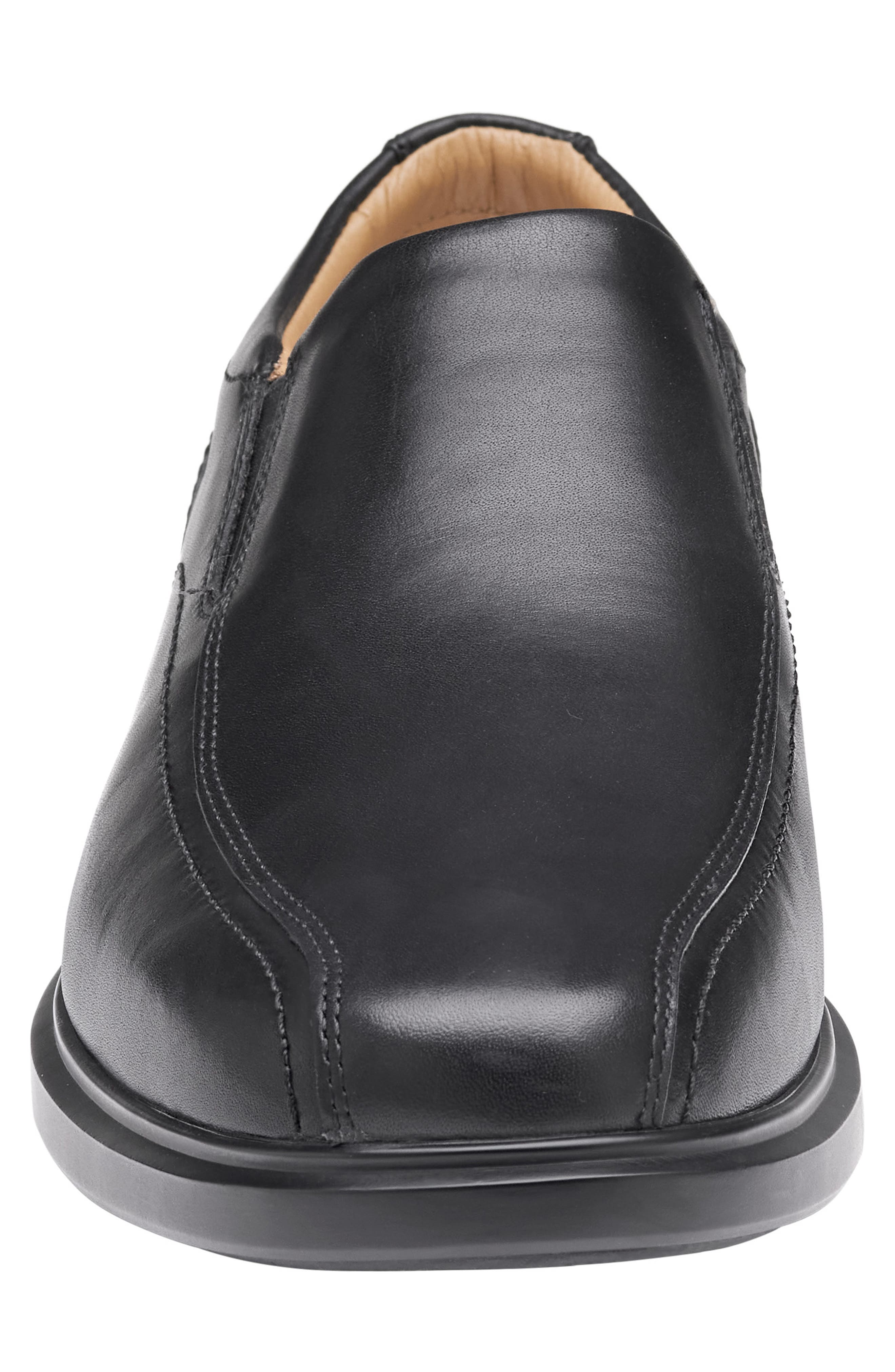 Johnston & Murphy XC4<sup>®</sup> Stanton 2.0 Runoff Venetian Loafer, Alternate, color, Black Waterproof Full Grain