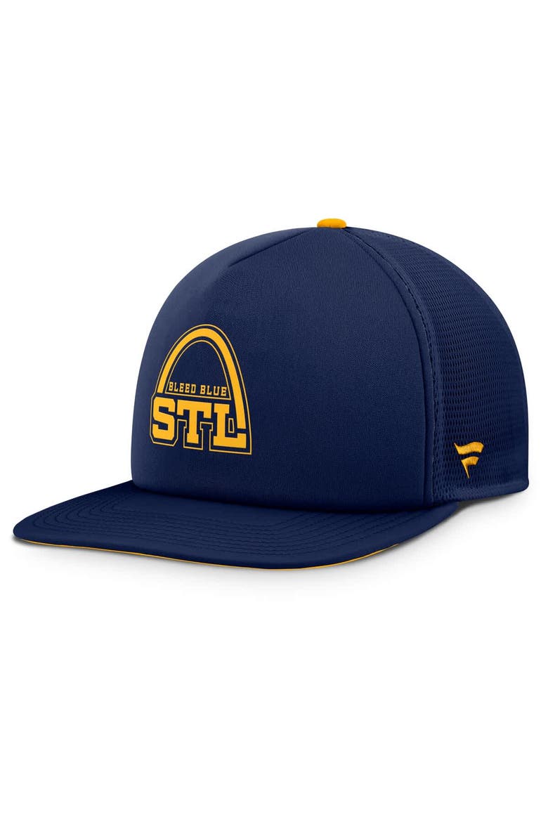 Men's Fanatics  Navy St. Louis Blues Rink Hometown Snapback Hat, Main, color, Navy