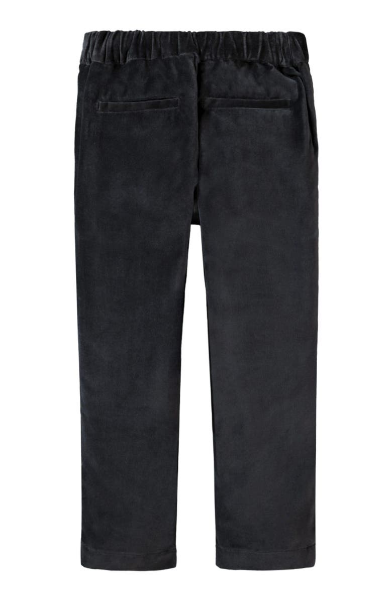 Hope & Henry Baby Girls' Straight Dressy Pant with Bow, Infant, Alternate, color, Black