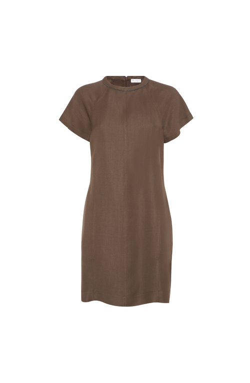Brunello Cucinelli Monili Minikleid Mit Kettendetail