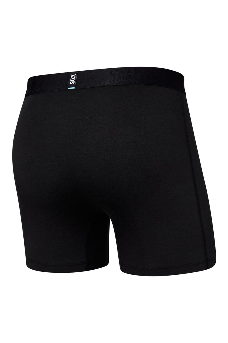 DropTemp® Cooling Cotton Boxer Briefs, Alternate, color, BLACK