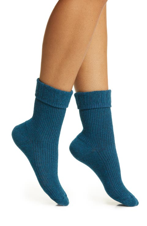Hilda Wool & Cashmere Blend Crew Socks