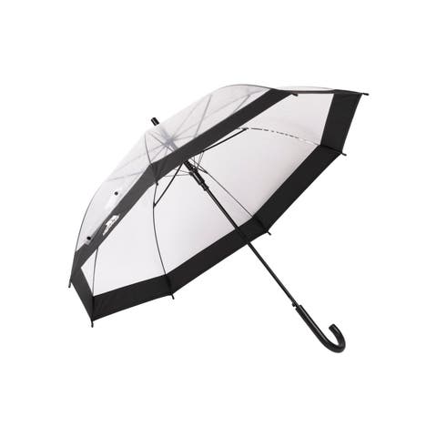 Gender Inclusive Rainfall Clear Poe Stick Umbrella