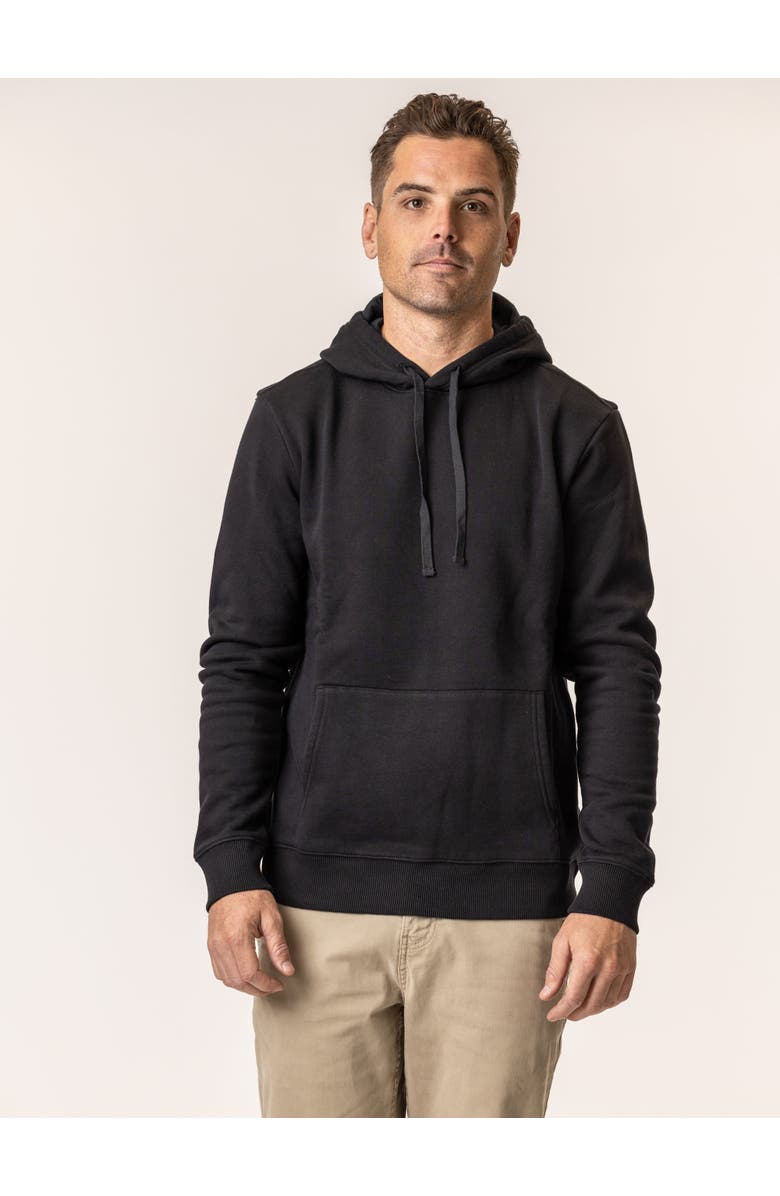 Vottera Organic Cotton Pullover Hoodies, Main, color, Black