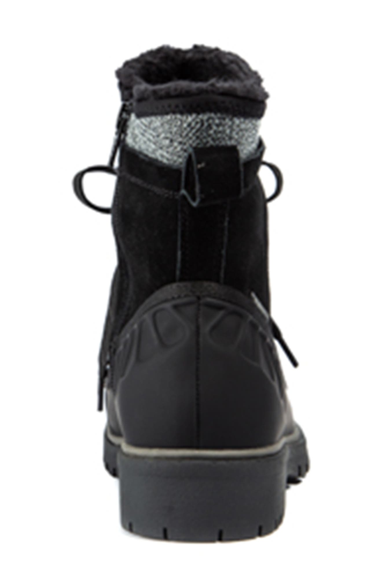BARETRAPS Springer Faux Shearling Lined Waterproof Cold Weather Boot, Alternate, color, Black