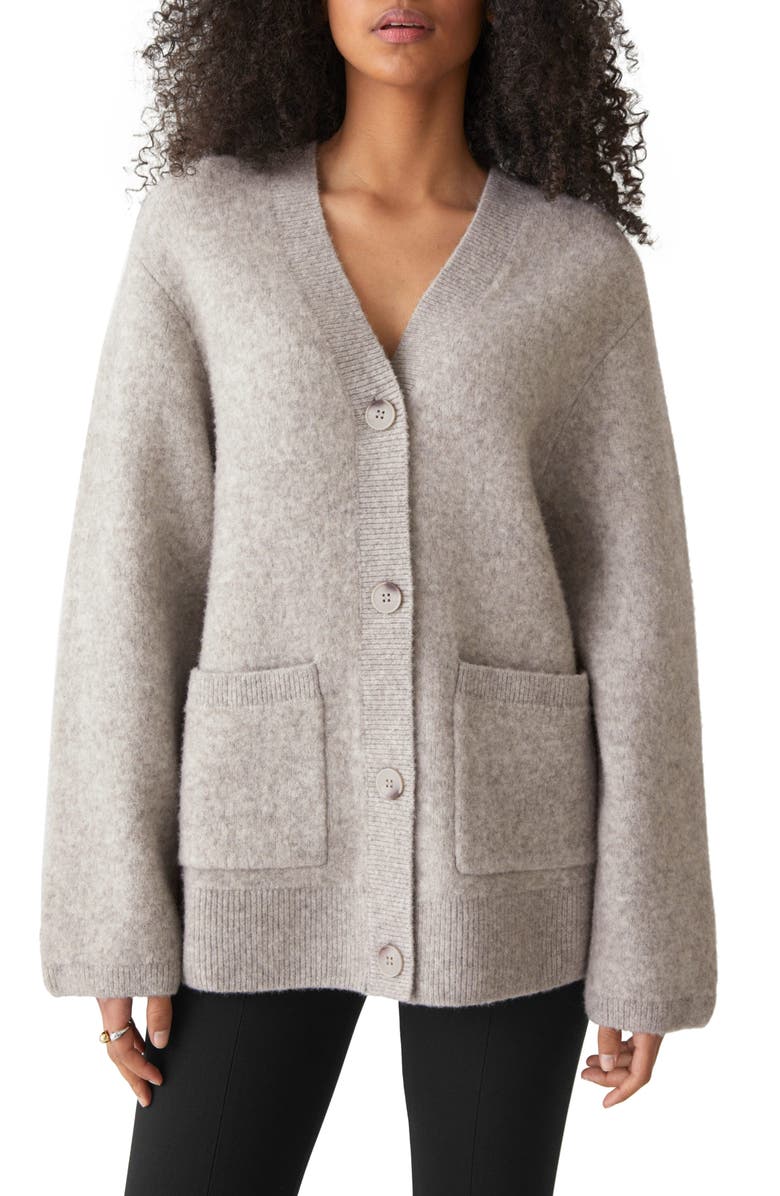 & Other Stories Relaxed Fit Wool Blend Cardigan, Main, color, 