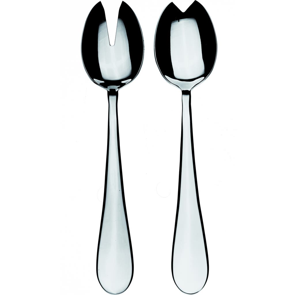 Mepra Natura Salad Serving Set In Metallic
