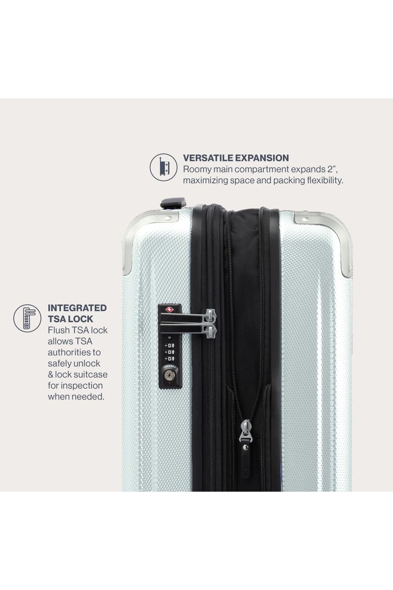 Pathways 3 Hardside Expandable (21"/25"/28") 3 Piece Spinner Luggage Set, Alternate, color, Cloud Grey