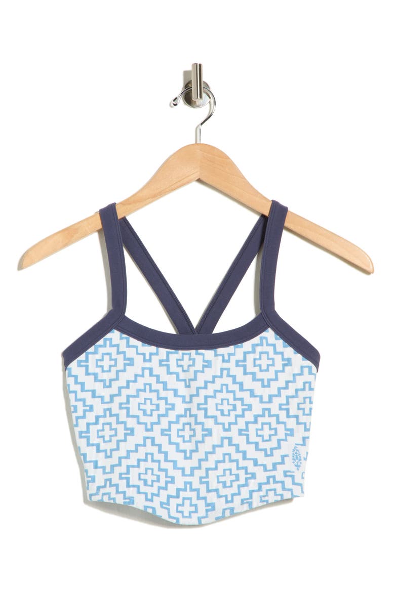 All Clear Jacquard Camisole, Alternate, color, BLUE