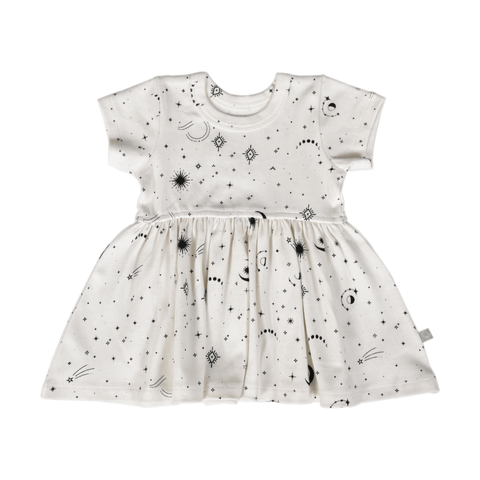 Organic Twirl Dress I Celestial for Baby or Toddler