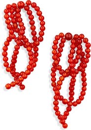 COMPLETEDWORKS Beaded Agate Drop Earrings