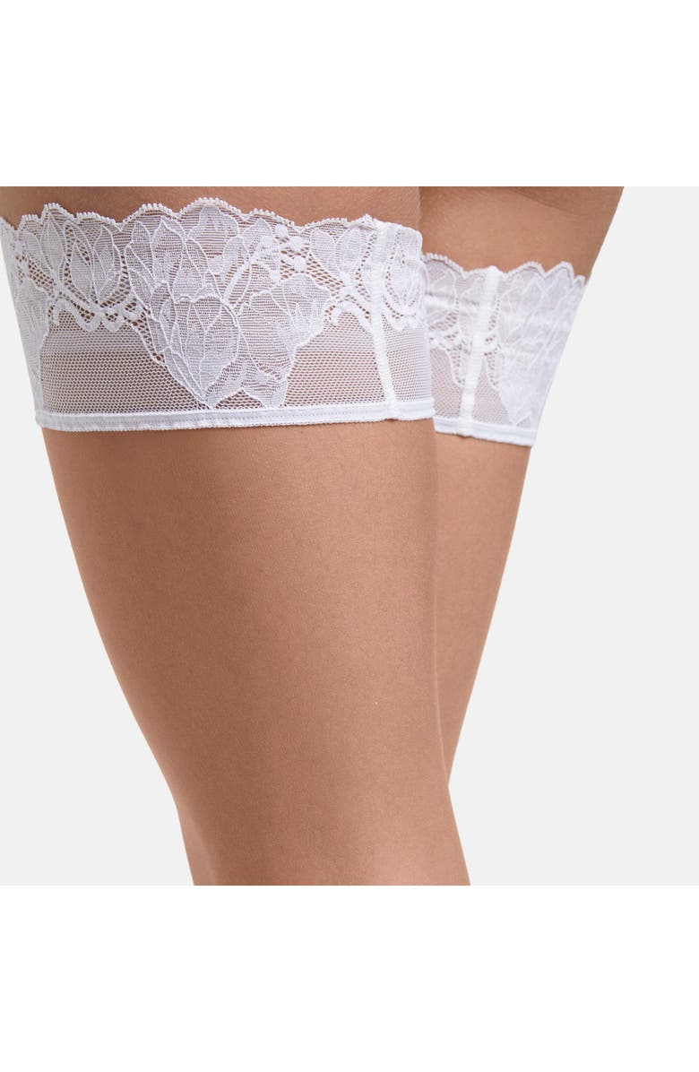 Wolford Stay Up Stockings, Alternate, color, 