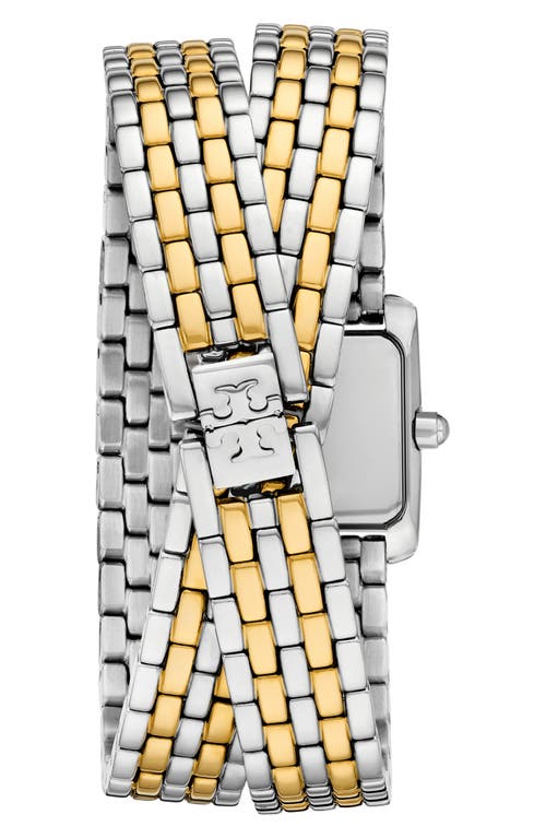 Tory Burch Mini Eleanor Double Wrap Watch In Gold