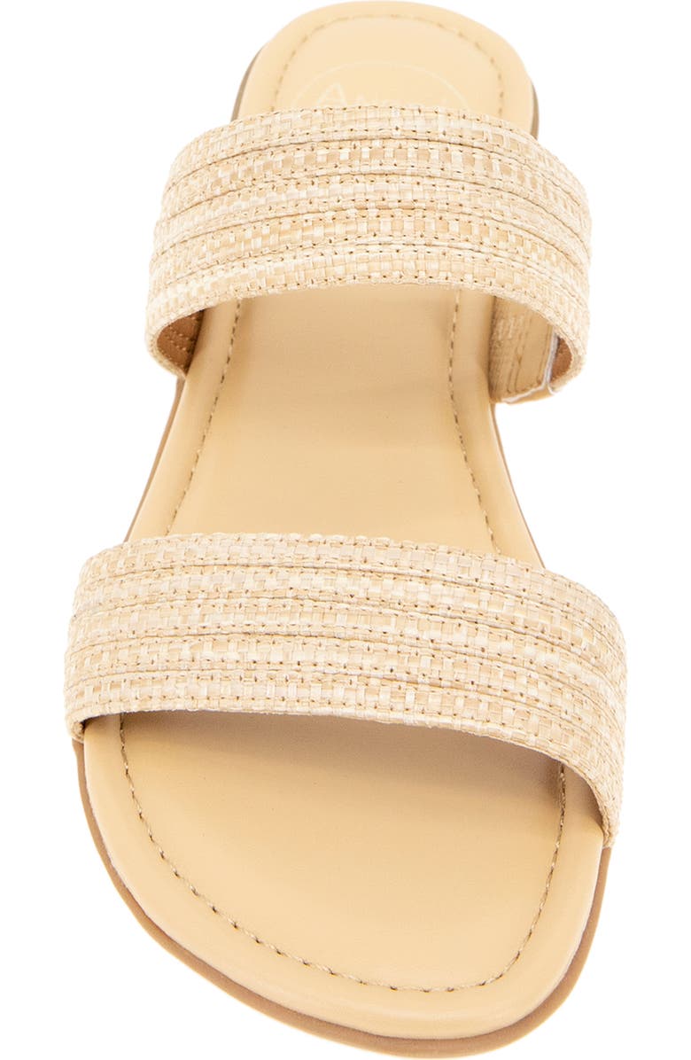 André Assous Nabila Flat Sandal, Alternate, color, Natural