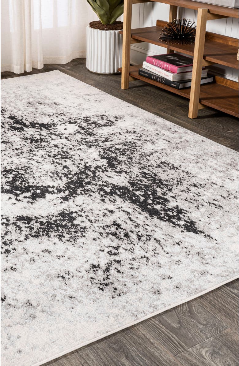 JONATHAN Y Dune Modern Abstract Area Rug, Alternate, color, Cream/Gray