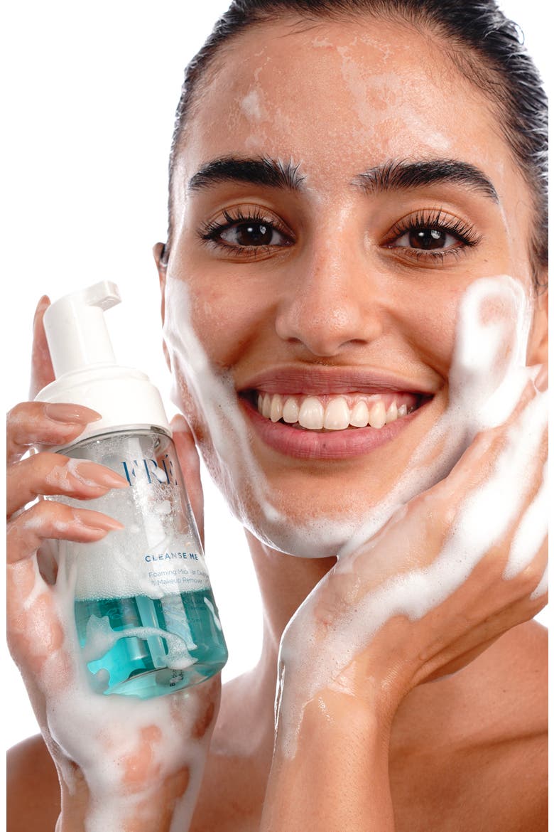 CLEANSE ME Foaming Micellar Water, Alternate, color, Aqua Blue