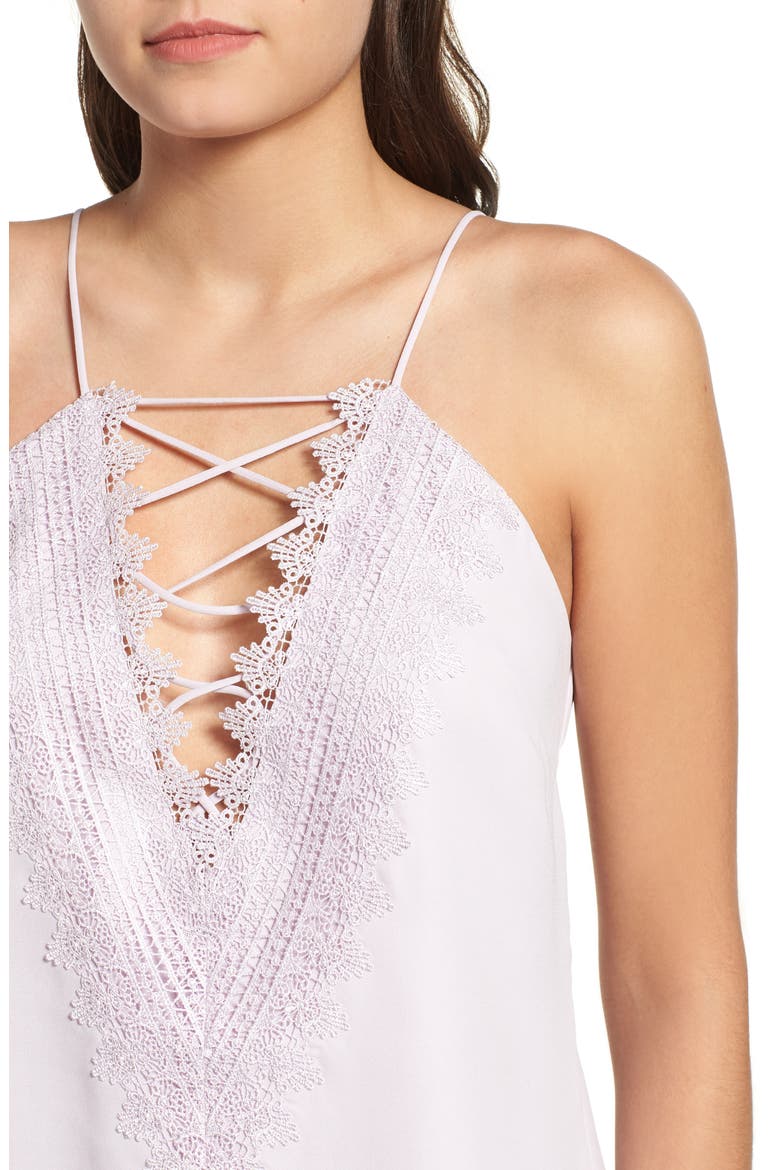 Posie Strappy Camisole, Alternate, color, PURPLE MOSS