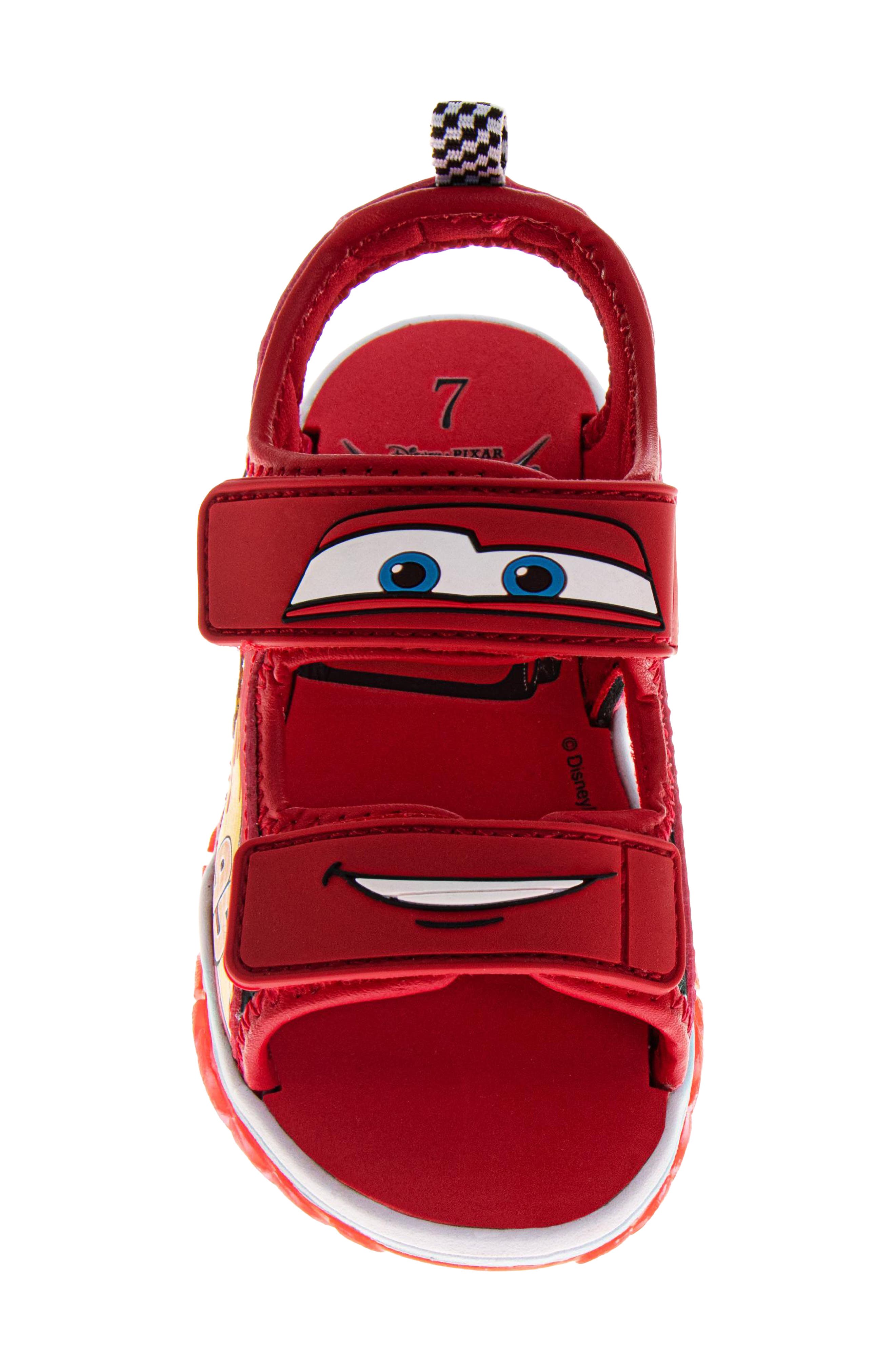 Kids' Disney® Pixar® Cars Sandal, Alternate, color, RED