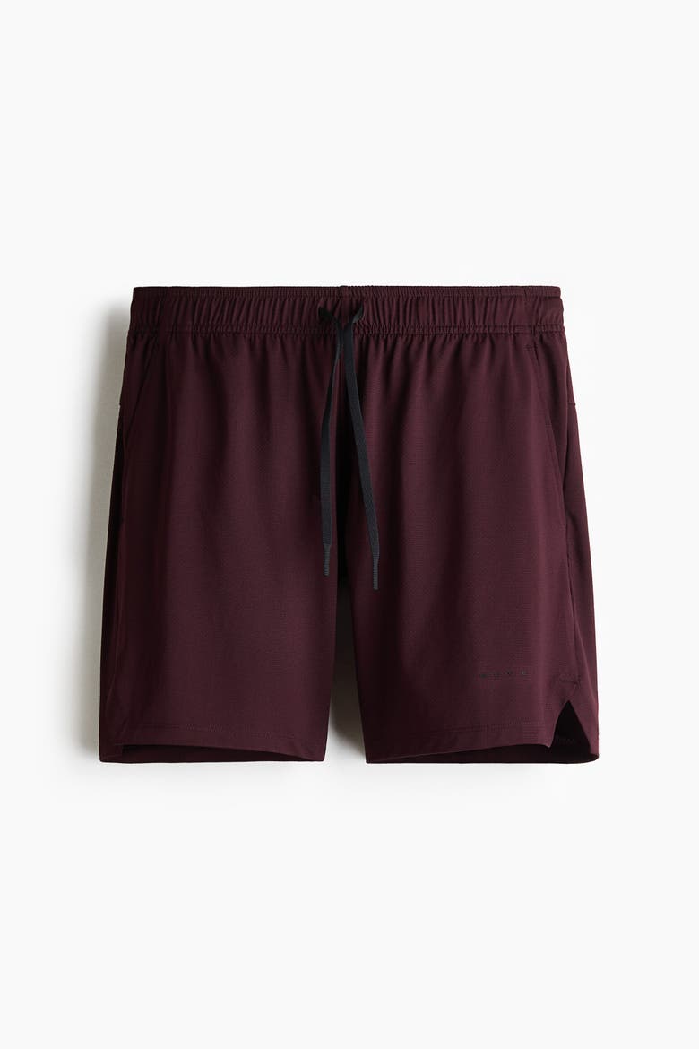 Sports Shorts With Drymove, Alternate, color, Dark plum