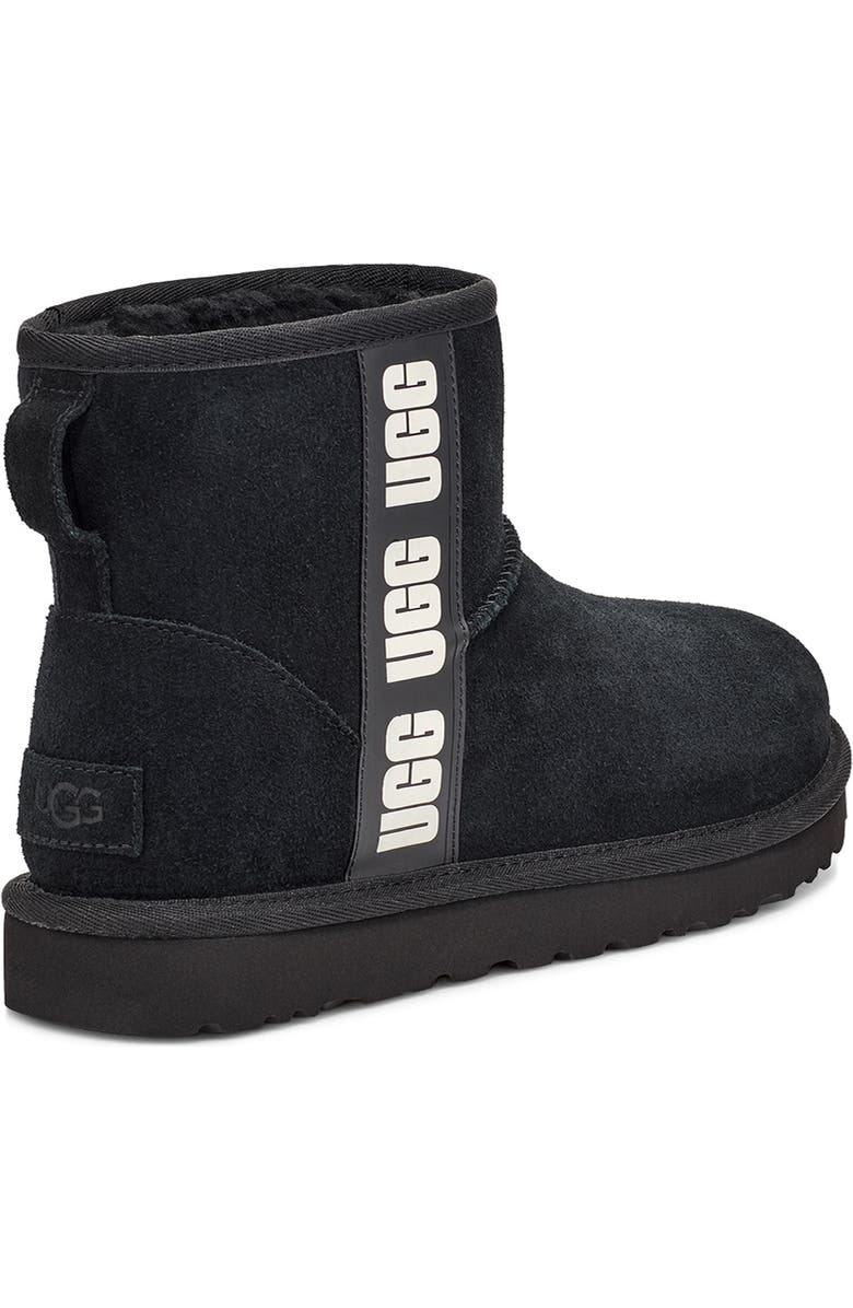 UGG<sup>®</sup> Classic Mini Side Logo Bootie, Alternate, color,