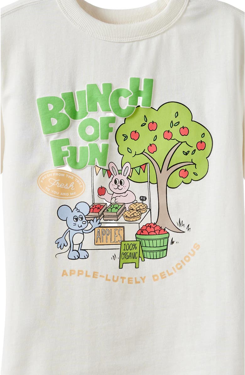 Cotton On Kids Kid's Essential Short Sleeve Graphic Tee, Alternate, color, Vanilla Bunch Of Fun