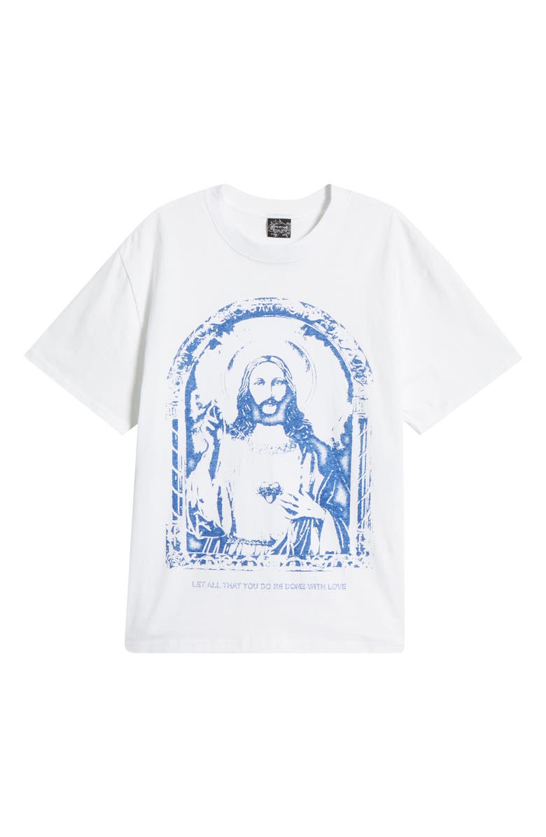 SANTO STUDIO Sacred Jesus Graphic T-Shirt, Alternate, color, 