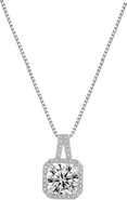 DLORIA Elena Halo Pendant Necklace