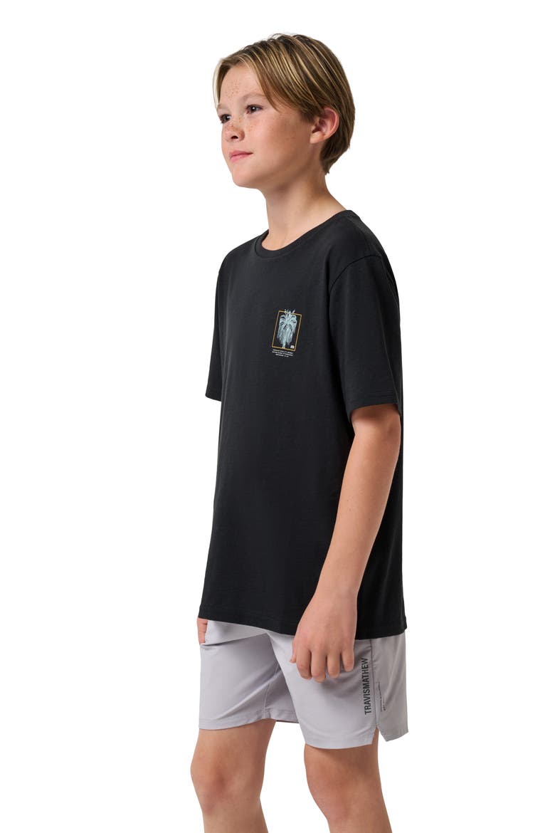 Kids' Cave Dwelling Graphic T-Shirt, Alternate, color, BLACK